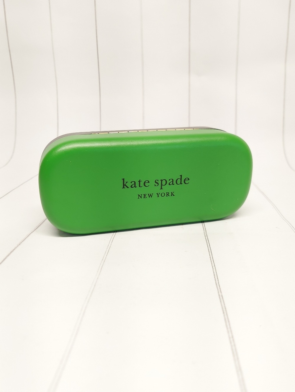 Kate Spade Glasses Case Green & Black